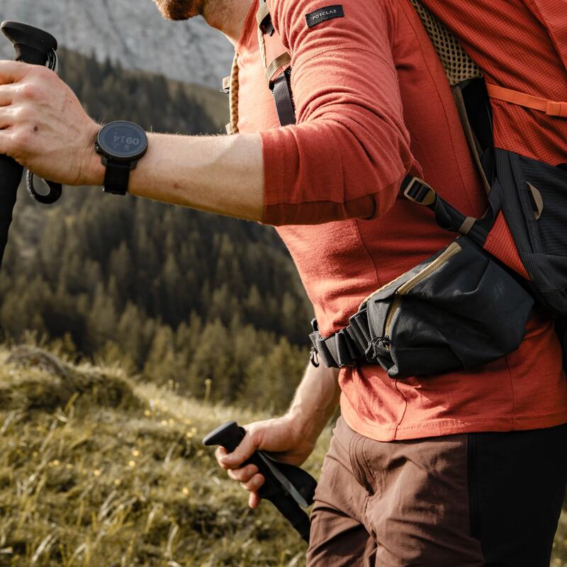 Koszulka trekkingowa męska z długim rękawem Forclaz MT500 merino