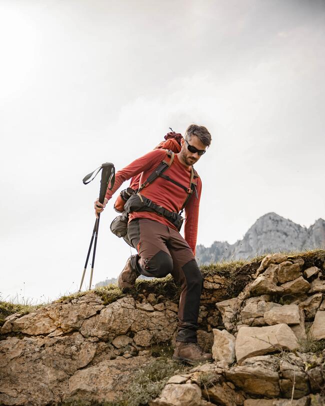Men’s Water-repellent and Windproof Mountain Trekking Trousers - MT900