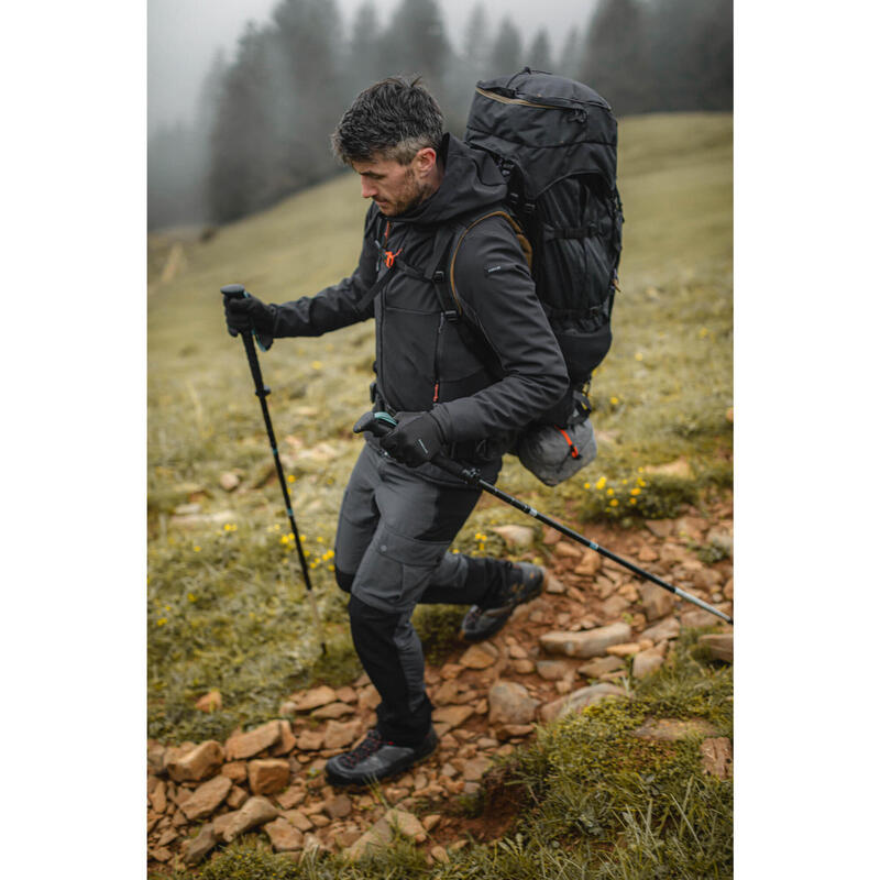 Softshell de montaña y trekking Hombre Forclaz Trek500 WindWarm