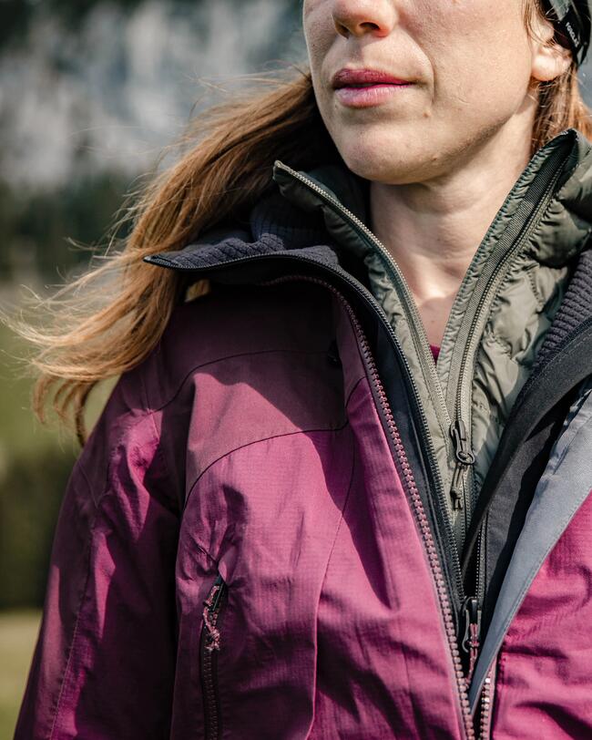 Softshell trekking donna MT500 WINDWARM