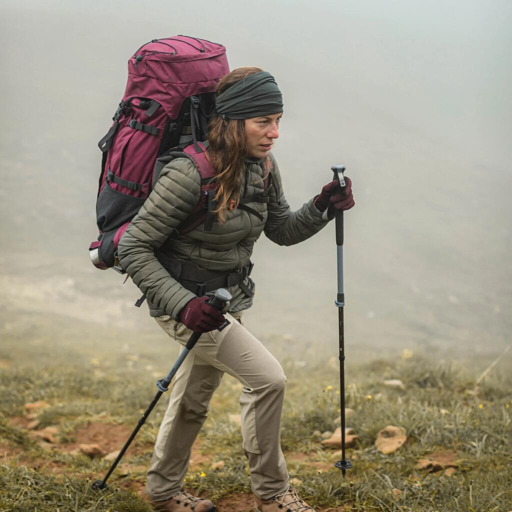 Women’s mountain trekking down jacket - MT100 -5°C
