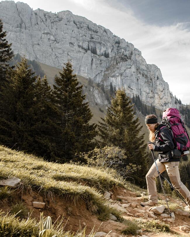 Softshell trekking donna MT500 WINDWARM