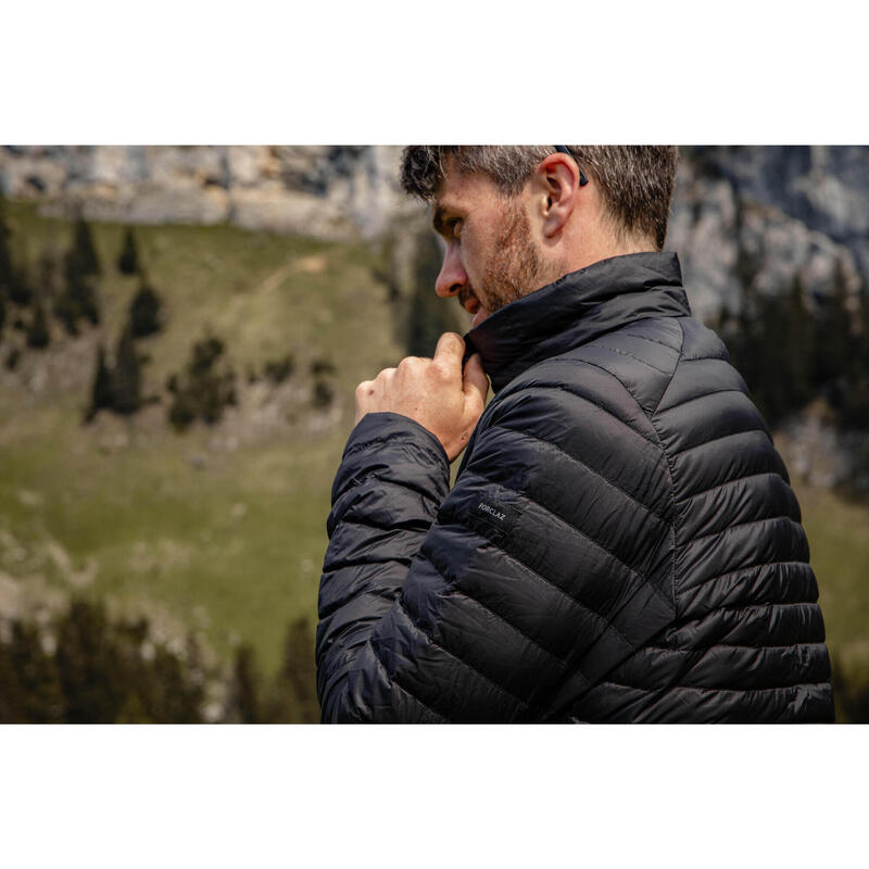 Daunenjacke Herren bis -5 °C Bergsport - MT100 bordeauxrot 