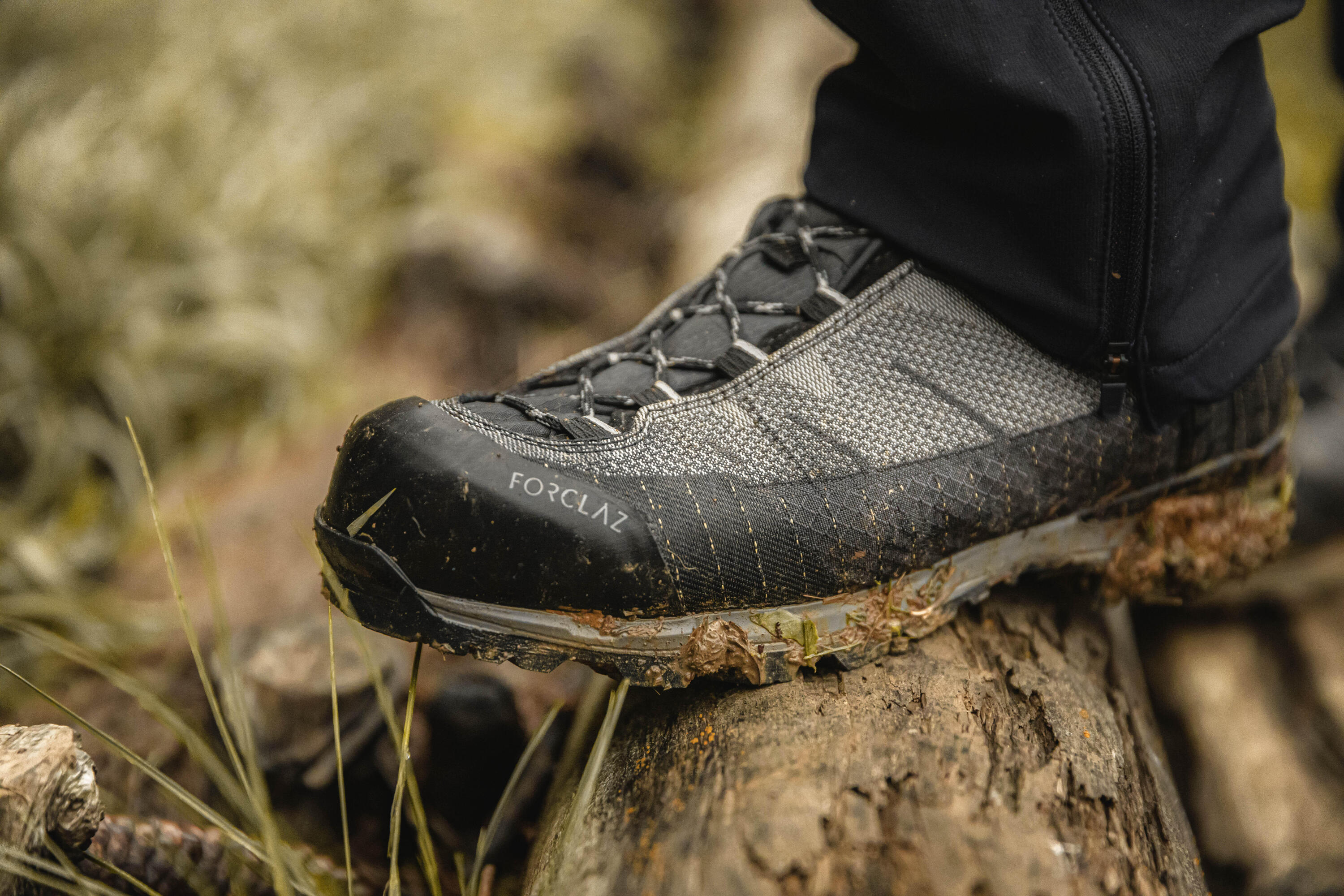 NORTIV 8 Chaussures de randonnée imperméables à lacets rapides pour femme, pour l'extérieur, la marche, le trekking, le camping, le tennis, Noir et violet., 5.5