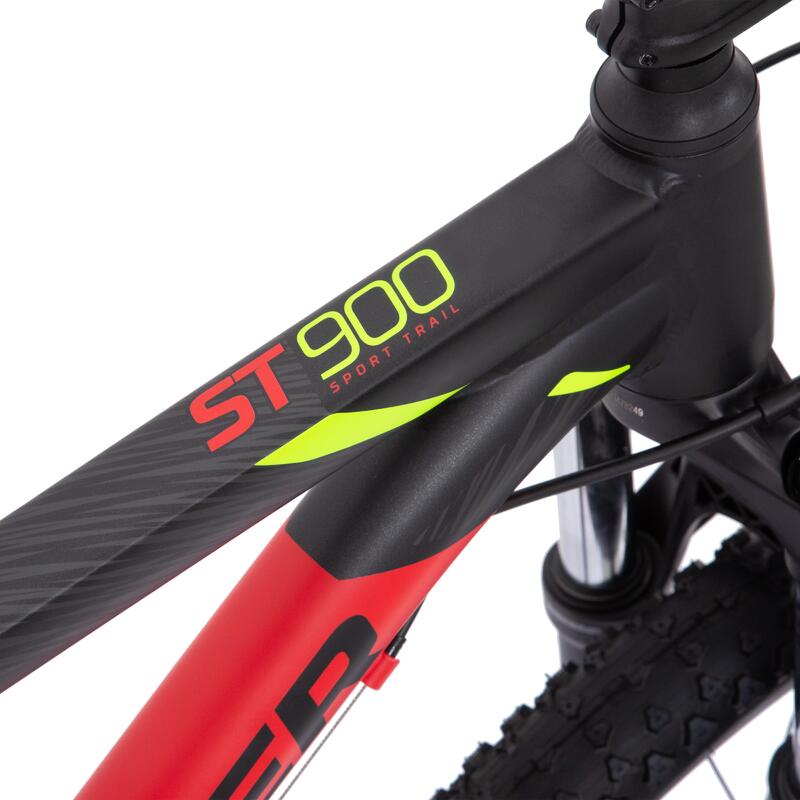 AD HIKING BIKE ST900 BLACKRED