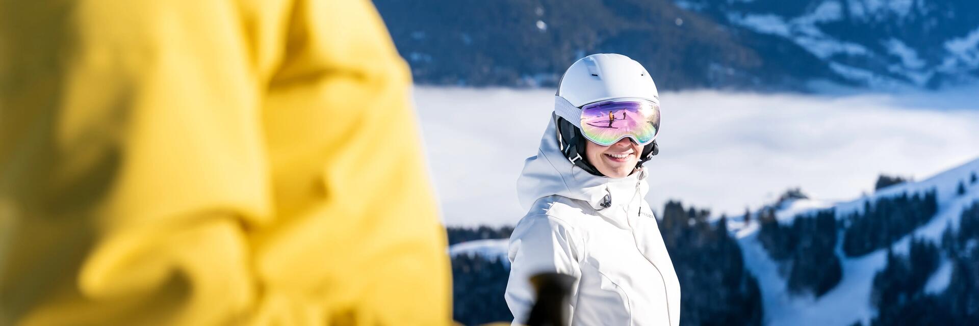 Freunde-auf-Ski