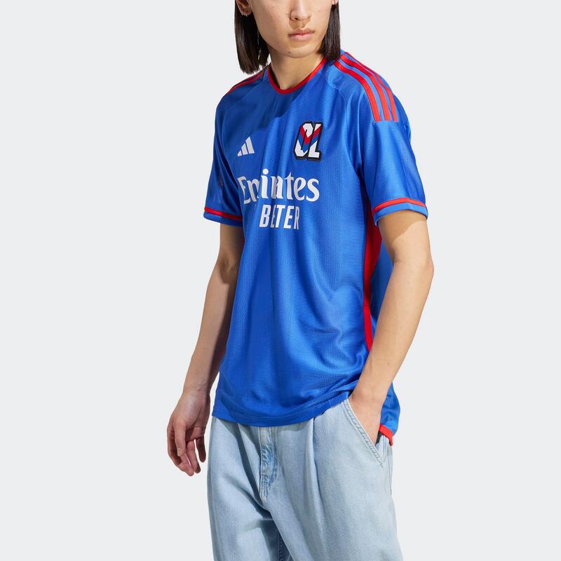 Tricou Fotbal Deplasare ADIDAS Olympique Lyonnais 23/24 Adulți 