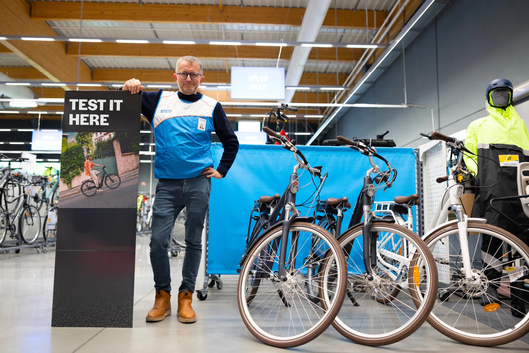Essai vélo Decathlon