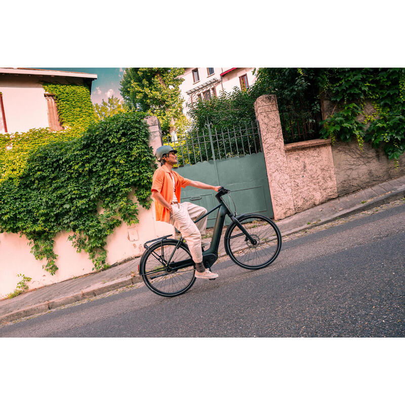 Elektrische stadsfiets automatische Owuru versnelling hoog frame LD 920 E