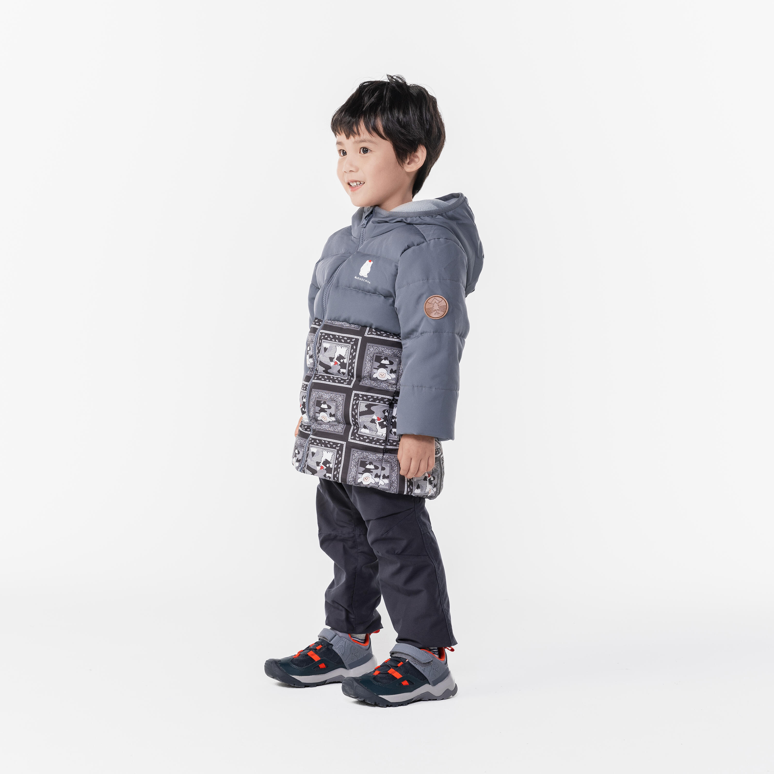 Kids’ Water-Repellent Hiking Pants, SH 100 Age 2–6 - QUECHUA