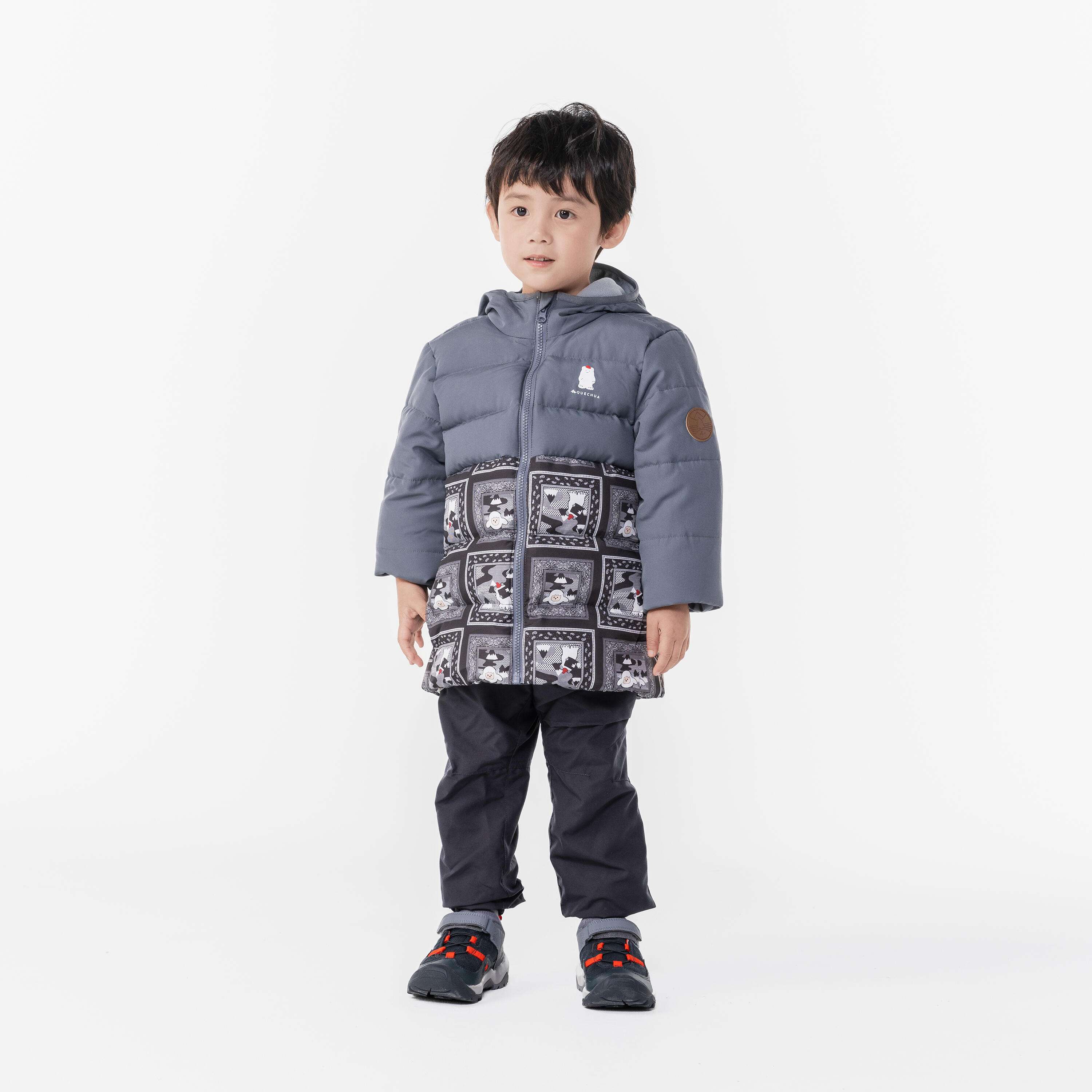 Kids’ Water-Repellent Hiking Pants, SH 100 Age 2–6 - QUECHUA