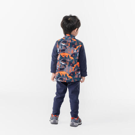 Pantalon polaire de randonnée - MH100 bleu marine - enfant 2 - 6 ans