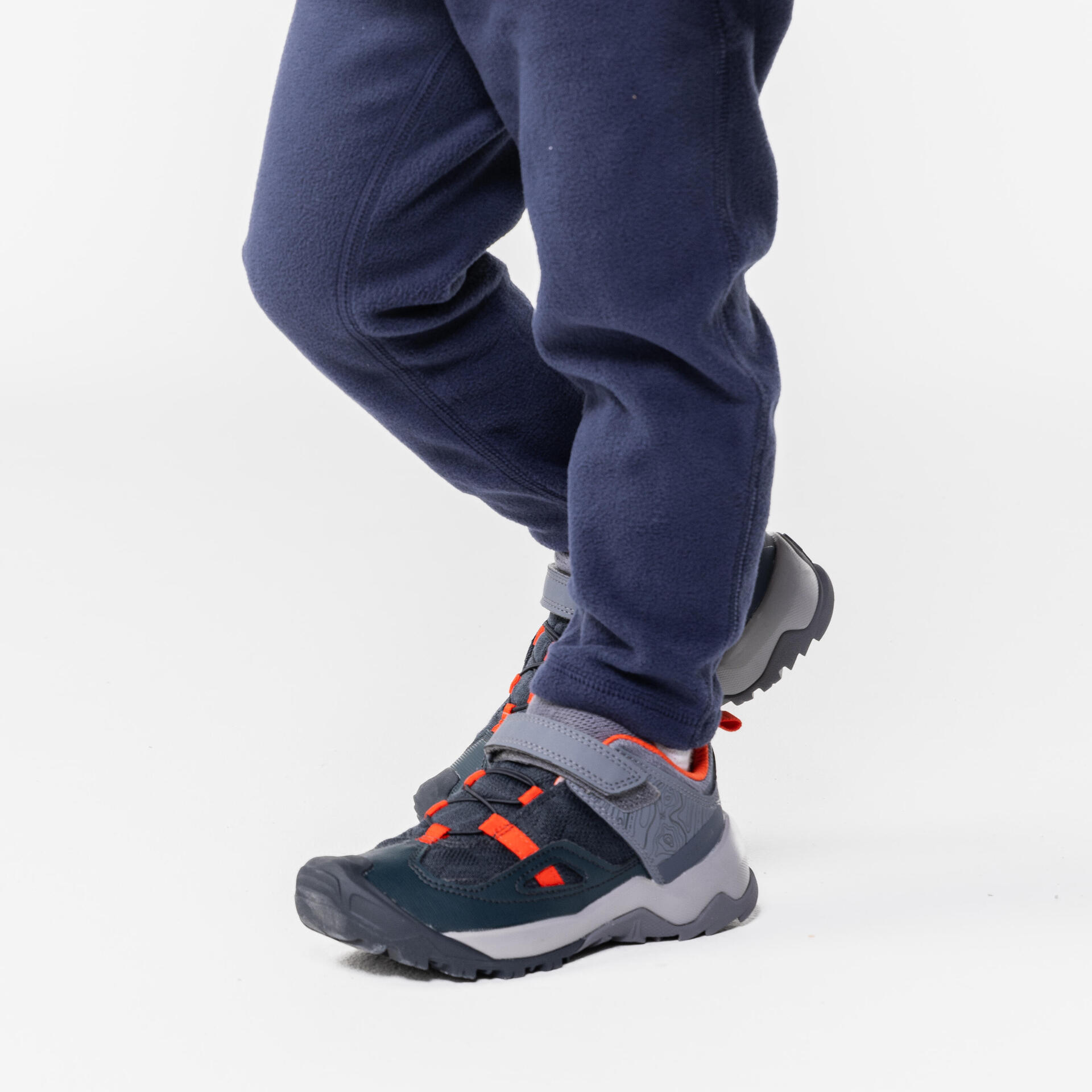 Kids' 2-6 Years Hiking Fleece Trousers MH100 Navy blue
