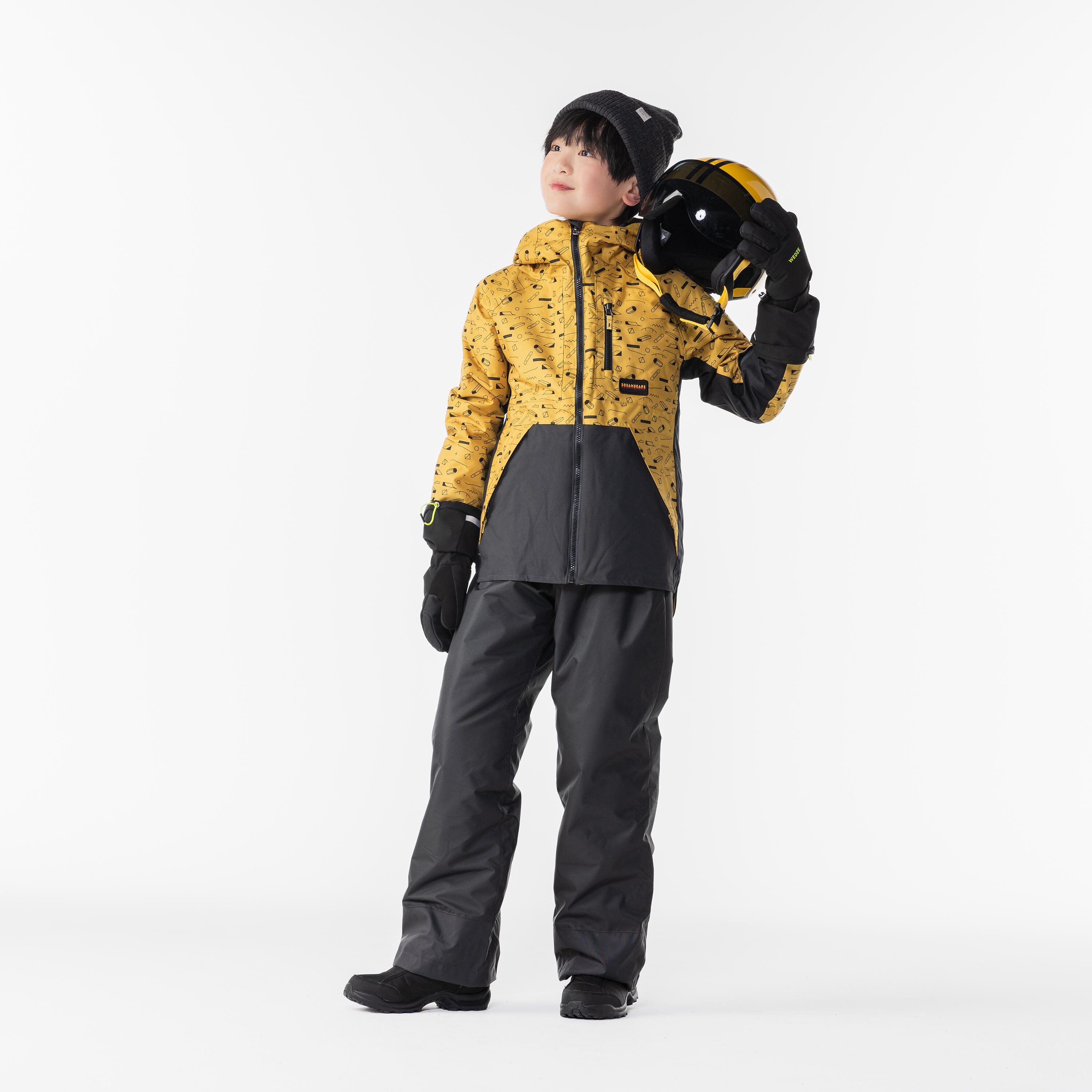 Kids’ Winter Boots - SH 100 Black - QUECHUA