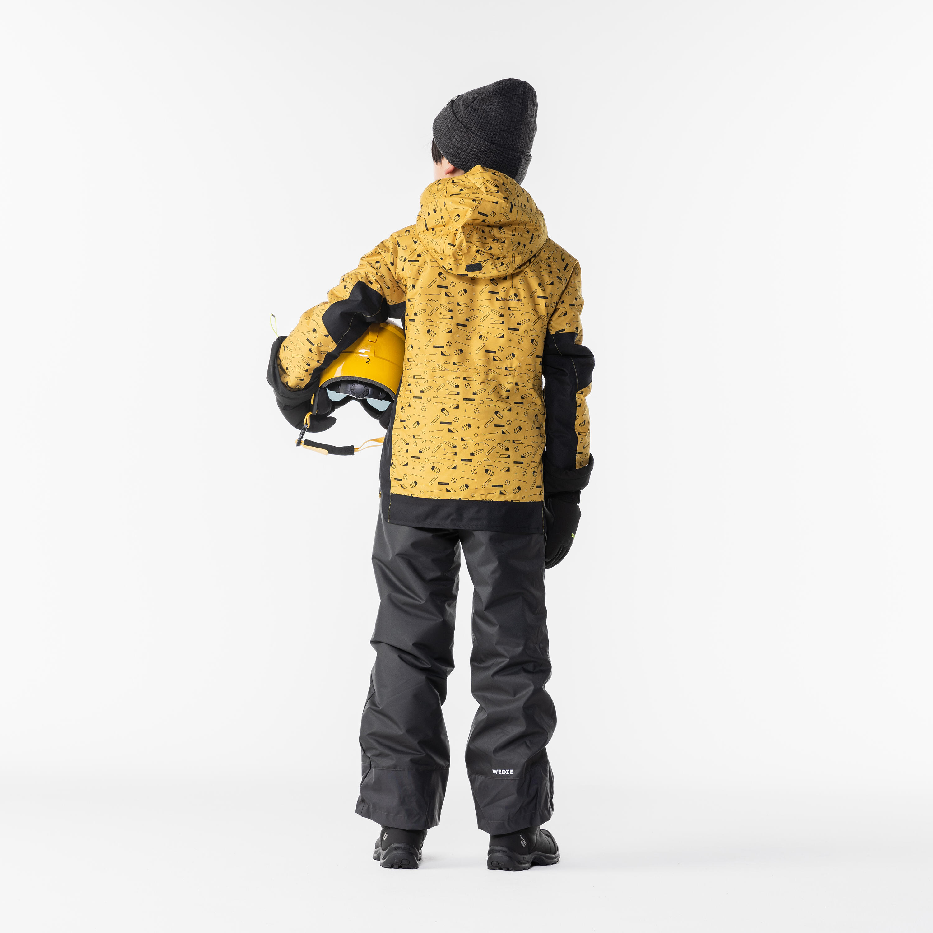 Kids’ warm waterproof snow hiking boots SH100 - Velcro Size 7 - 5.5  6/11