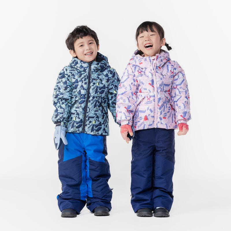 女童保暖滑雪外套 180 AW22