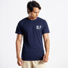 Men Sports, Gym and  Cross Training T-Shirt Slim Fit - Blue