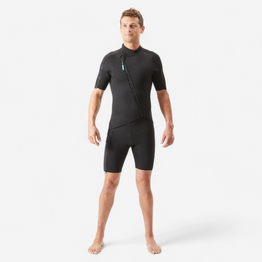 Shorty Neoprene 2mm Easy avec fermeture diagonale frontal Homme frontzip