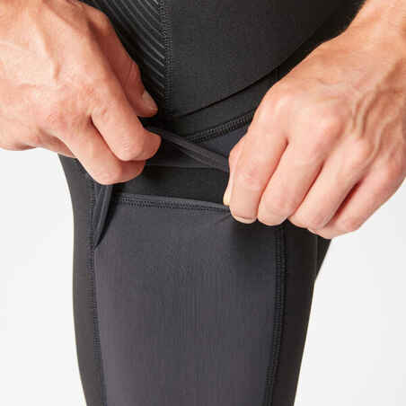 Men's 2 mm neoprene shorty wetsuit with diagonal front zip Easy
