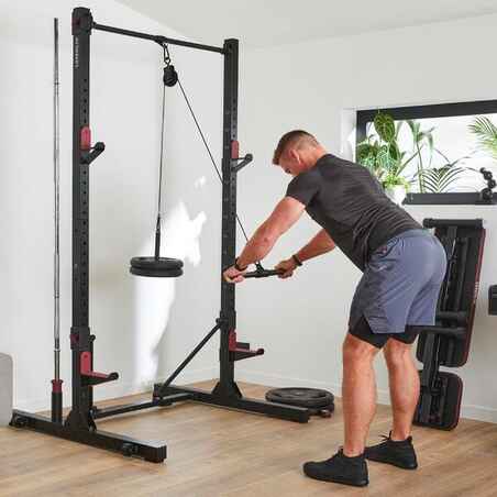 At-Home Weight Training Pulley with Net