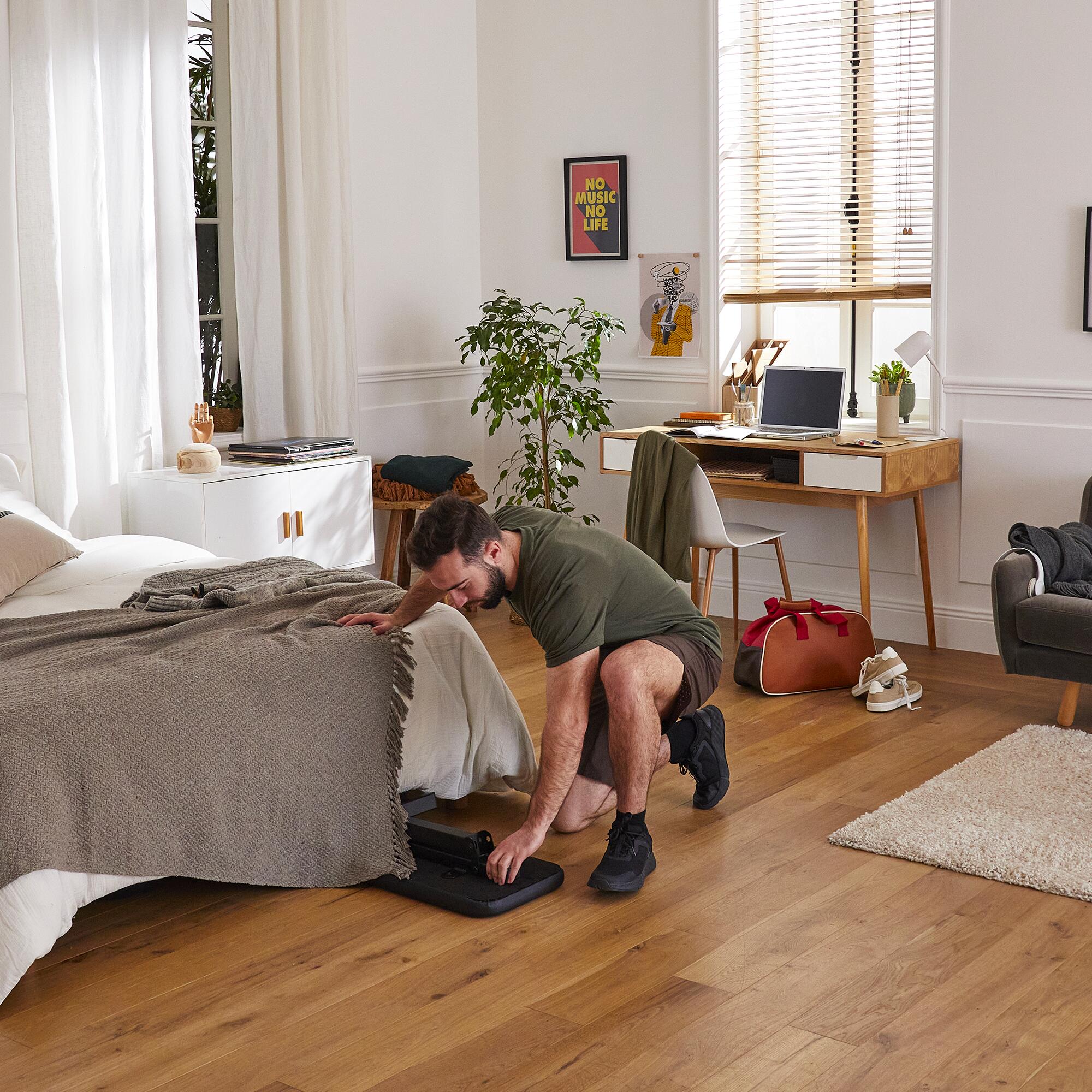 Gym Bench 100, Foldable, Max Weight 200 kg, Beginner, Delivered Assembled