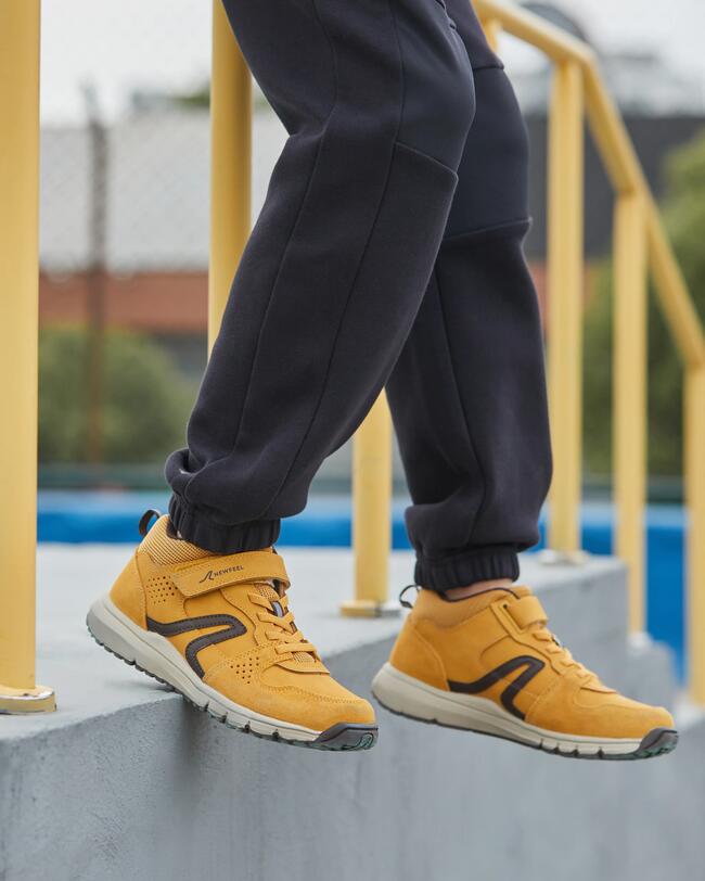 Leren sneakers met klittenband voor kinderen - Protect 560 