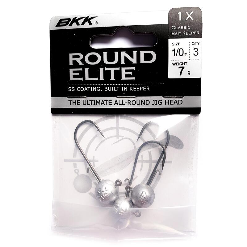 Jigfej, nehezékek - BKK_Round Elite - Classic Bait Keeper - 7g 1/0#