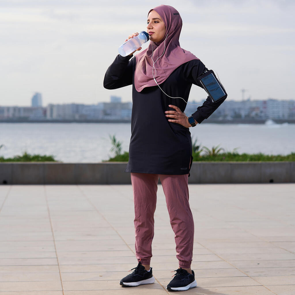 Hijab running Femme - KIPRUN Violet