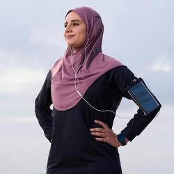 Hijab running Femme - KIPRUN Violet