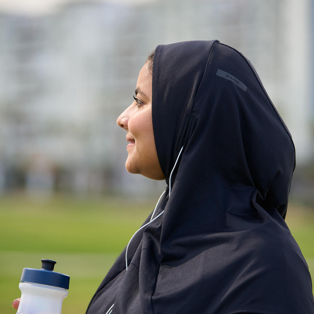 Hijab running Femme - KIPRUN V2 Noir