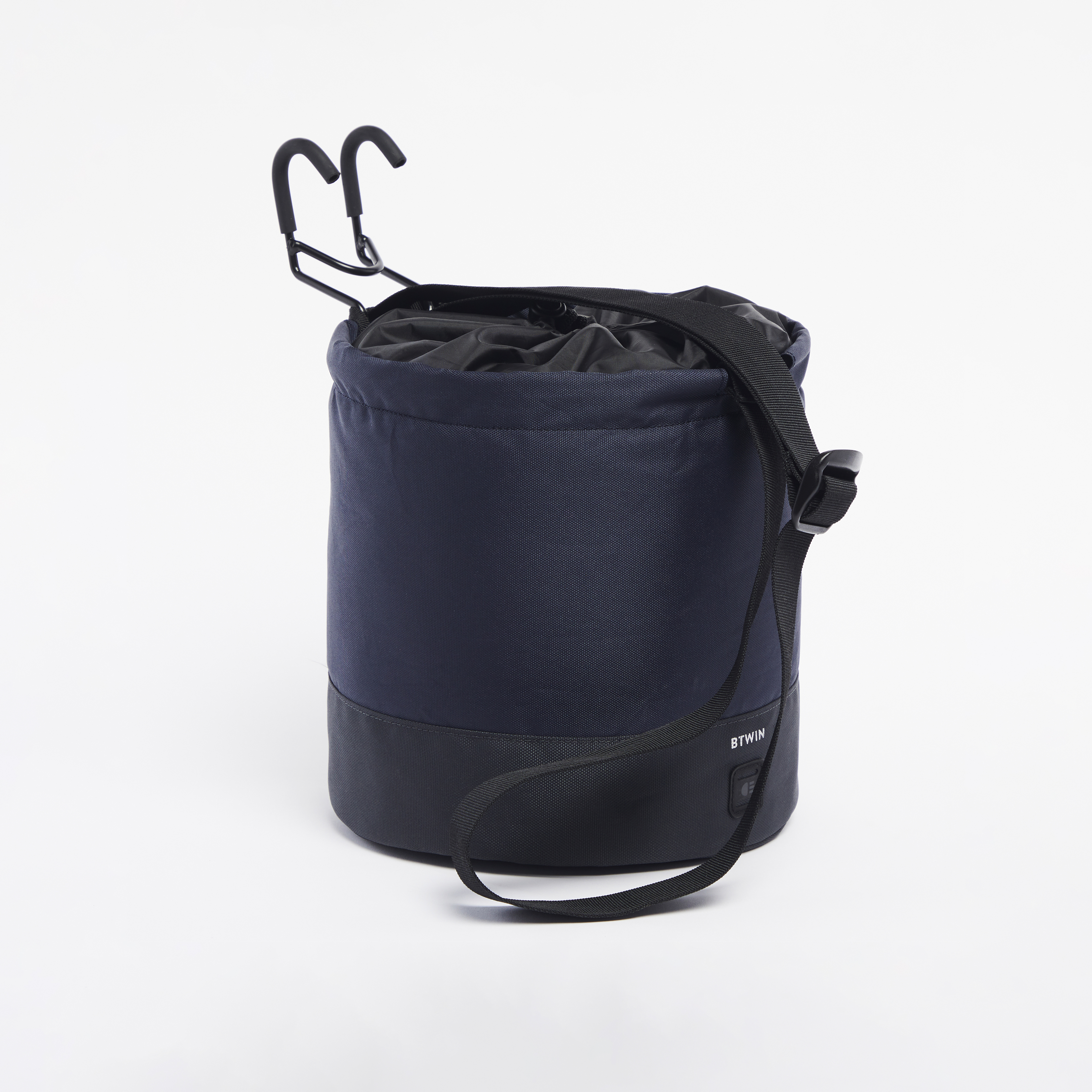Panier vélo pliant compactable bleu 10l avec sangle de portage epaule - Vélos & Accessoires - BTWIN- Clubs - Entreprises - Collectivités - Associations
