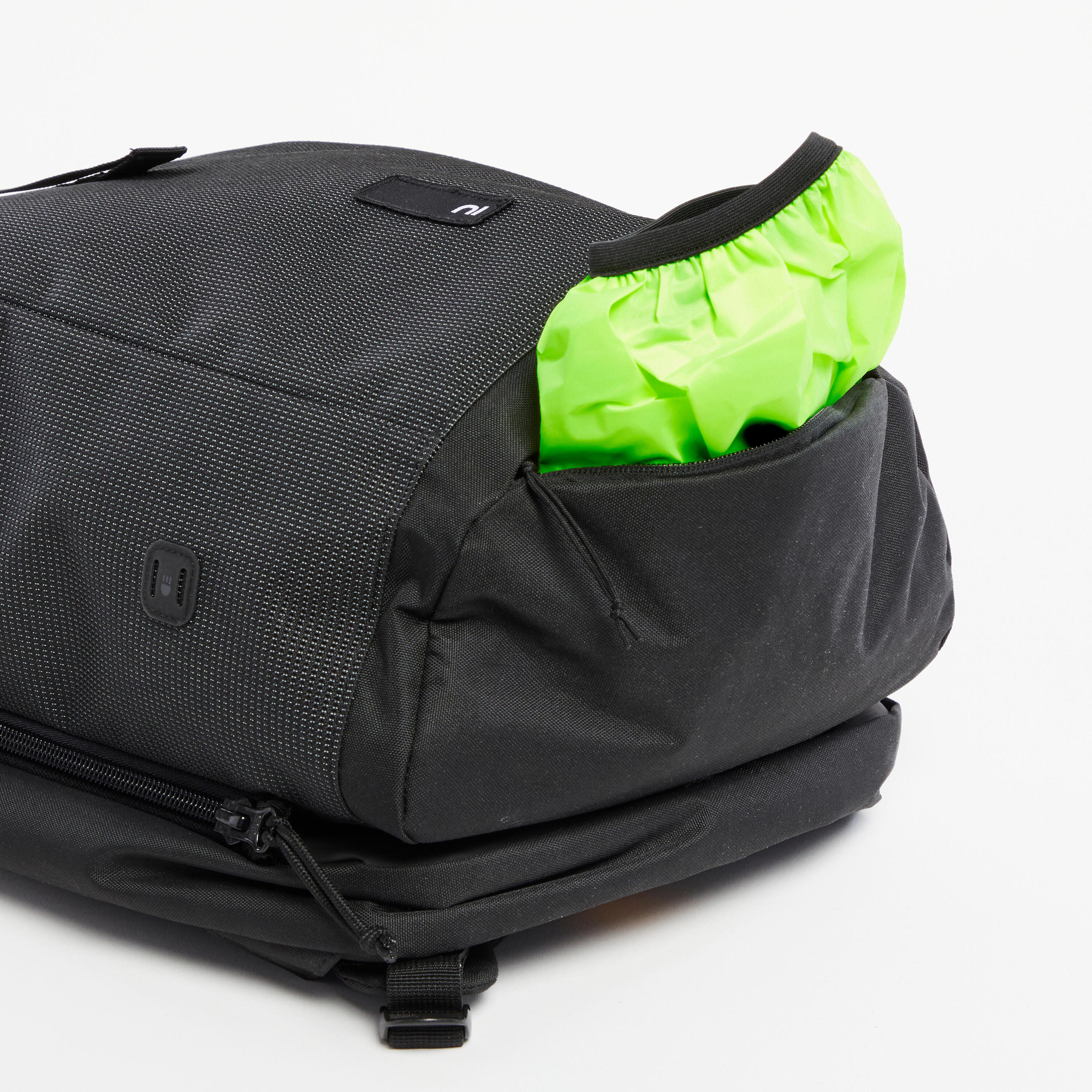 Doppel-Fahrradtasche Gepäcktasche Rucksack für Gepäckträger 27 L reflektierend 14/15