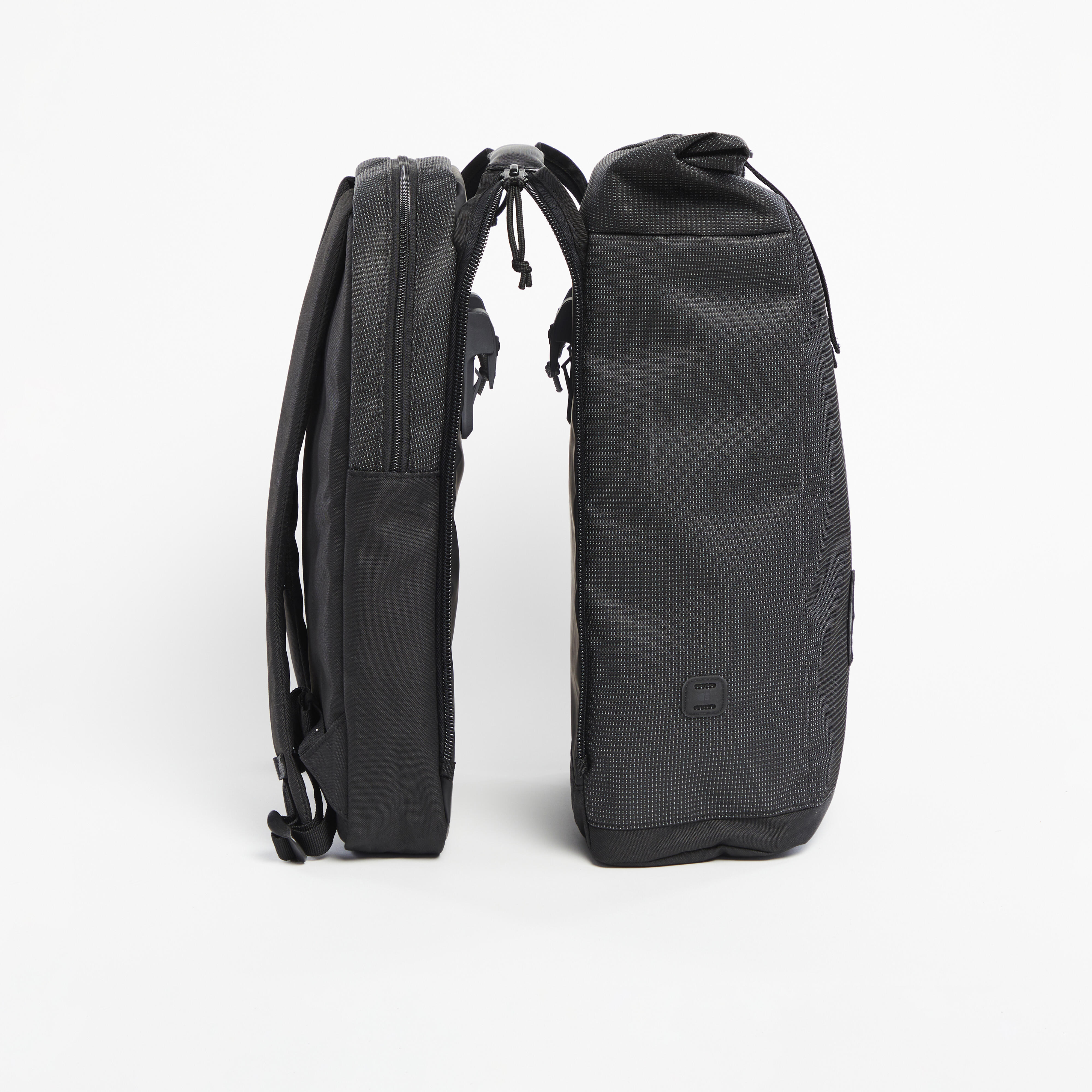 Cycling Double Pannier Rack Reflective Backpack 27L