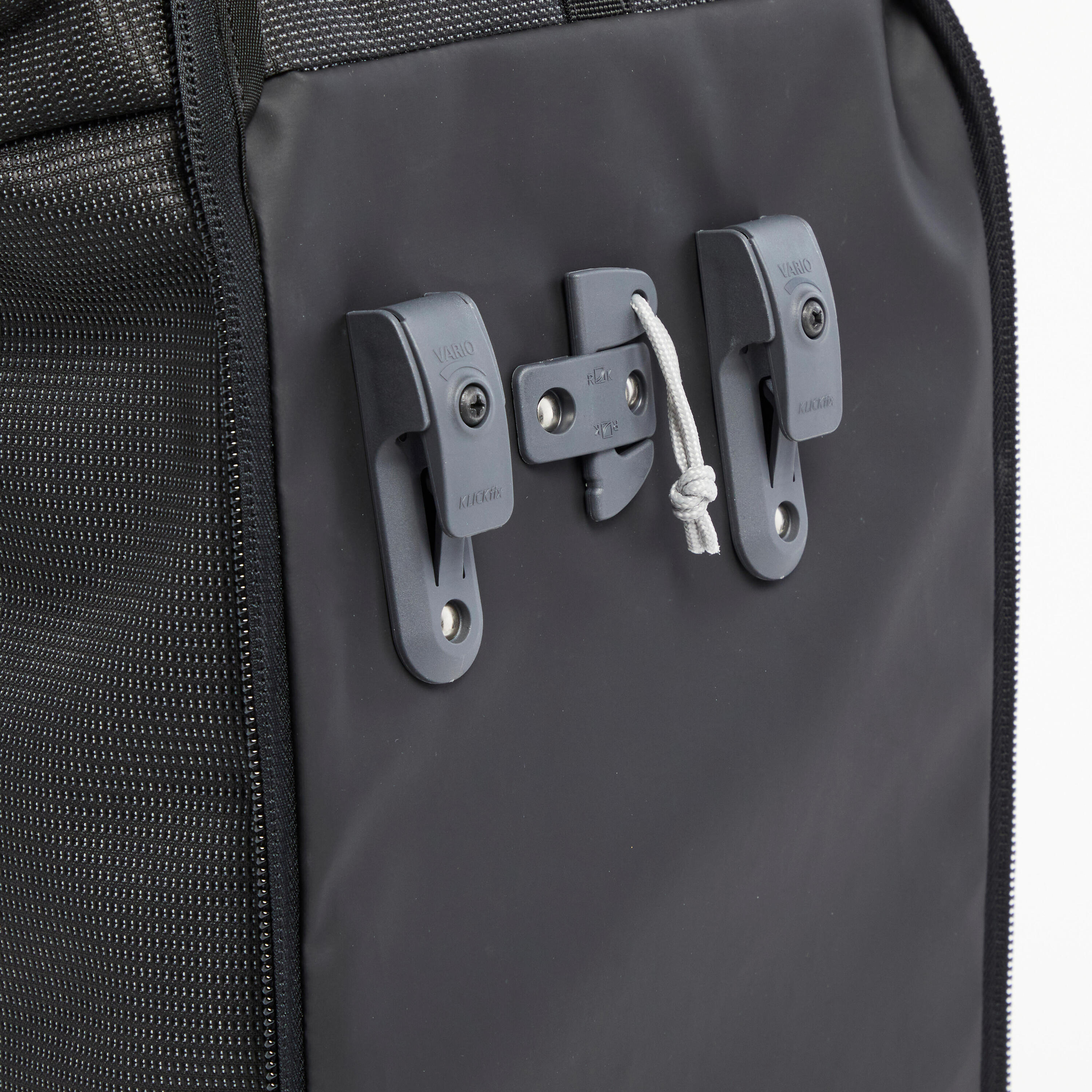 Doppel-Fahrradtasche Gepäcktasche Rucksack für Gepäckträger 27 L reflektierend 8/15