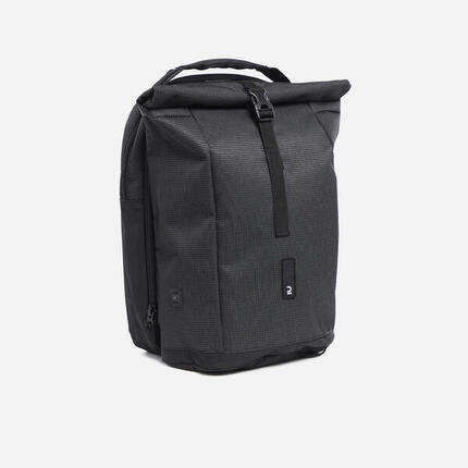 SAC A DOS VELO POUR PORTE BAGAGES DOUBLE 27 LITRES REFLECTIF