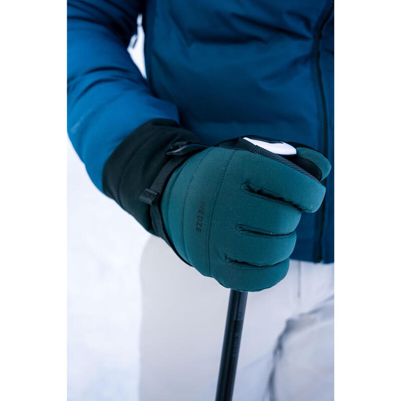 Guantes térmicos de esquí y nieve impermeables Adulto Wedze Ski-P 500