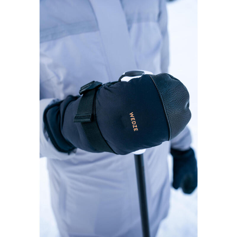 MOUFLE DE SKI ADULTE 100 - NOIRES