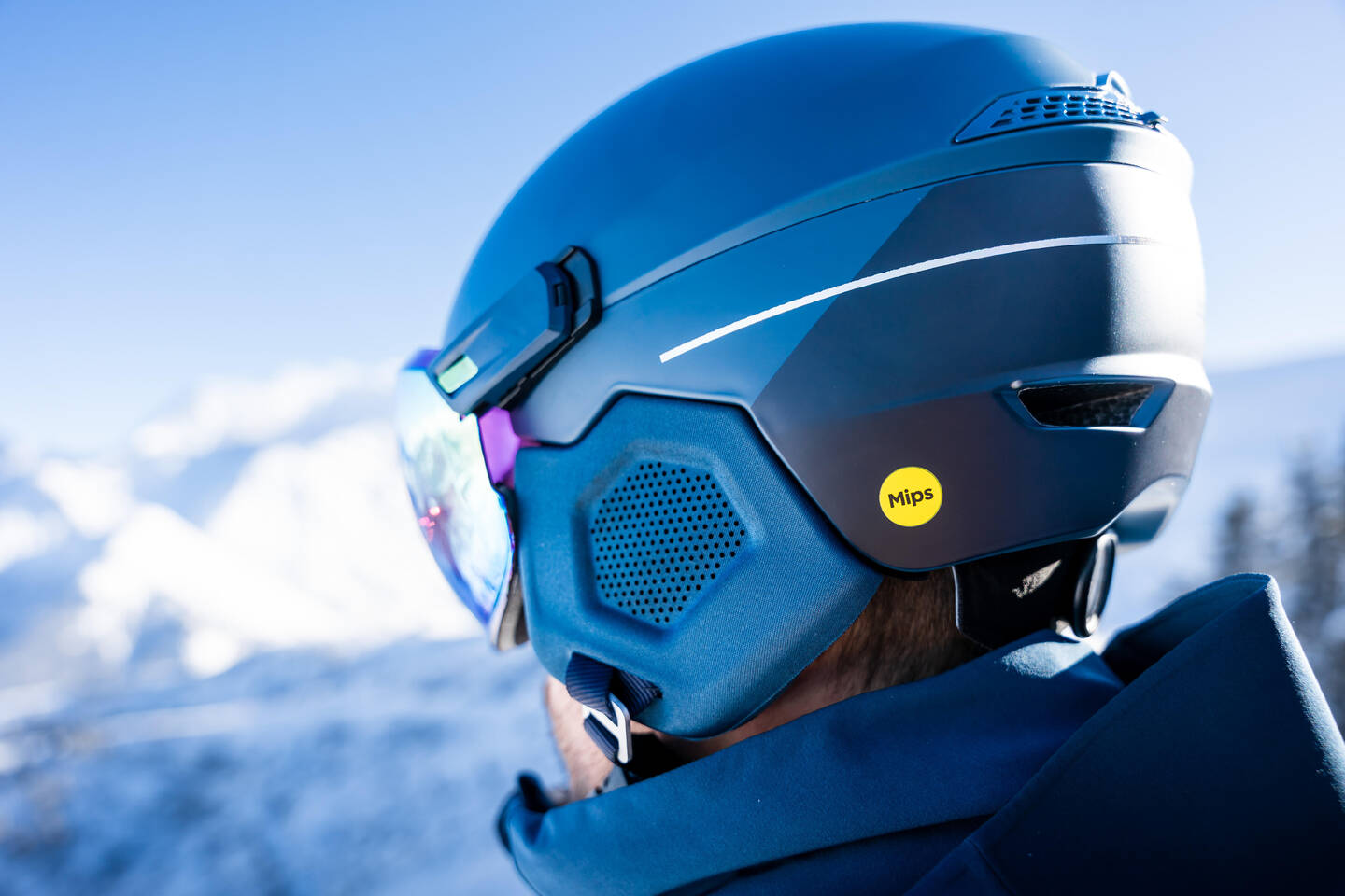 DECATHLON Skihelm mit Visier PST 950 MIPS Detail