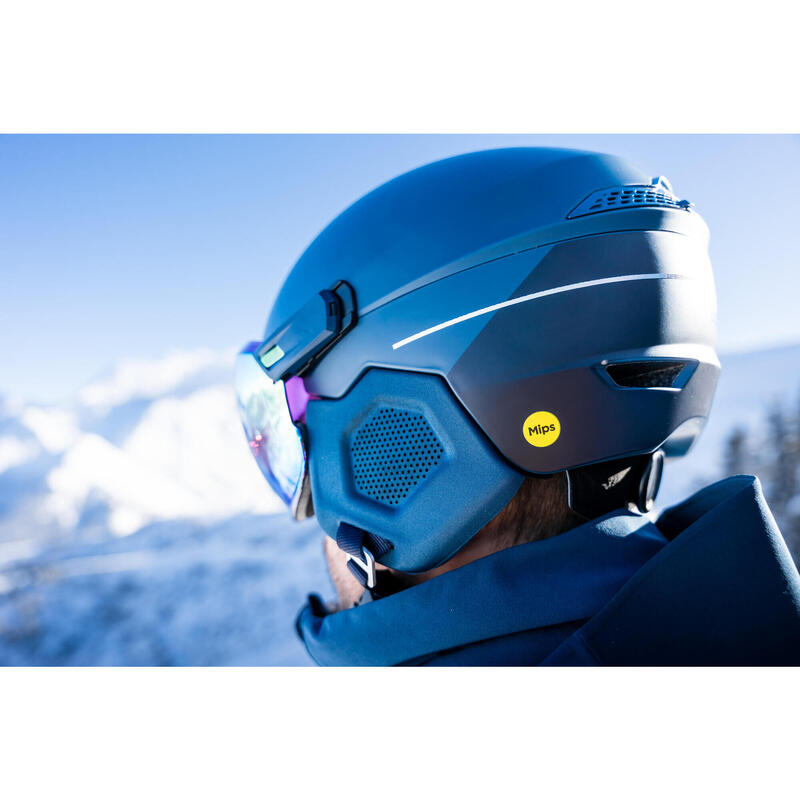Casco sci adulto con visiera 950 MIPS blu