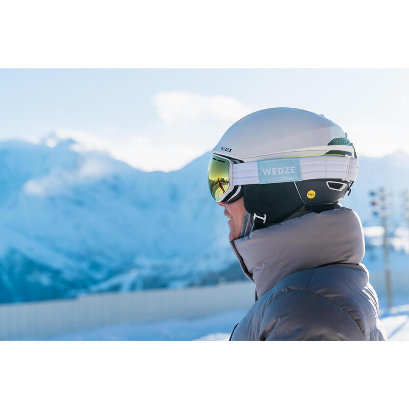 Capacete de ski adulto - PST 900 Mips branco e preto