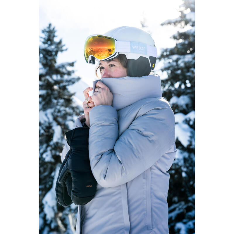 Capacete de ski adulto - PST 900 Mips branco e preto