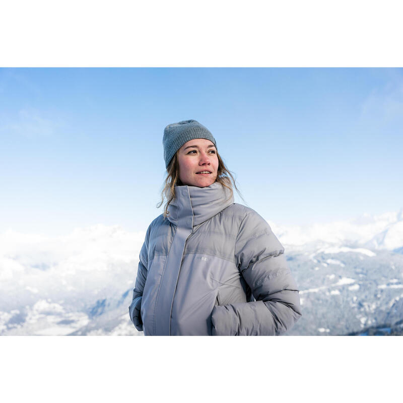 BONNET DE SKI ADULTE - SIMPLE - GRIS CLAIR