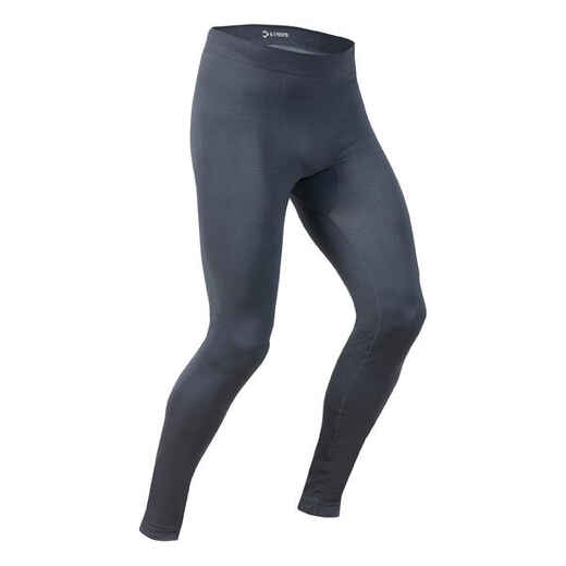 Leggings térmicos de esquí hombre, BL 500 seamless negro Decathlon