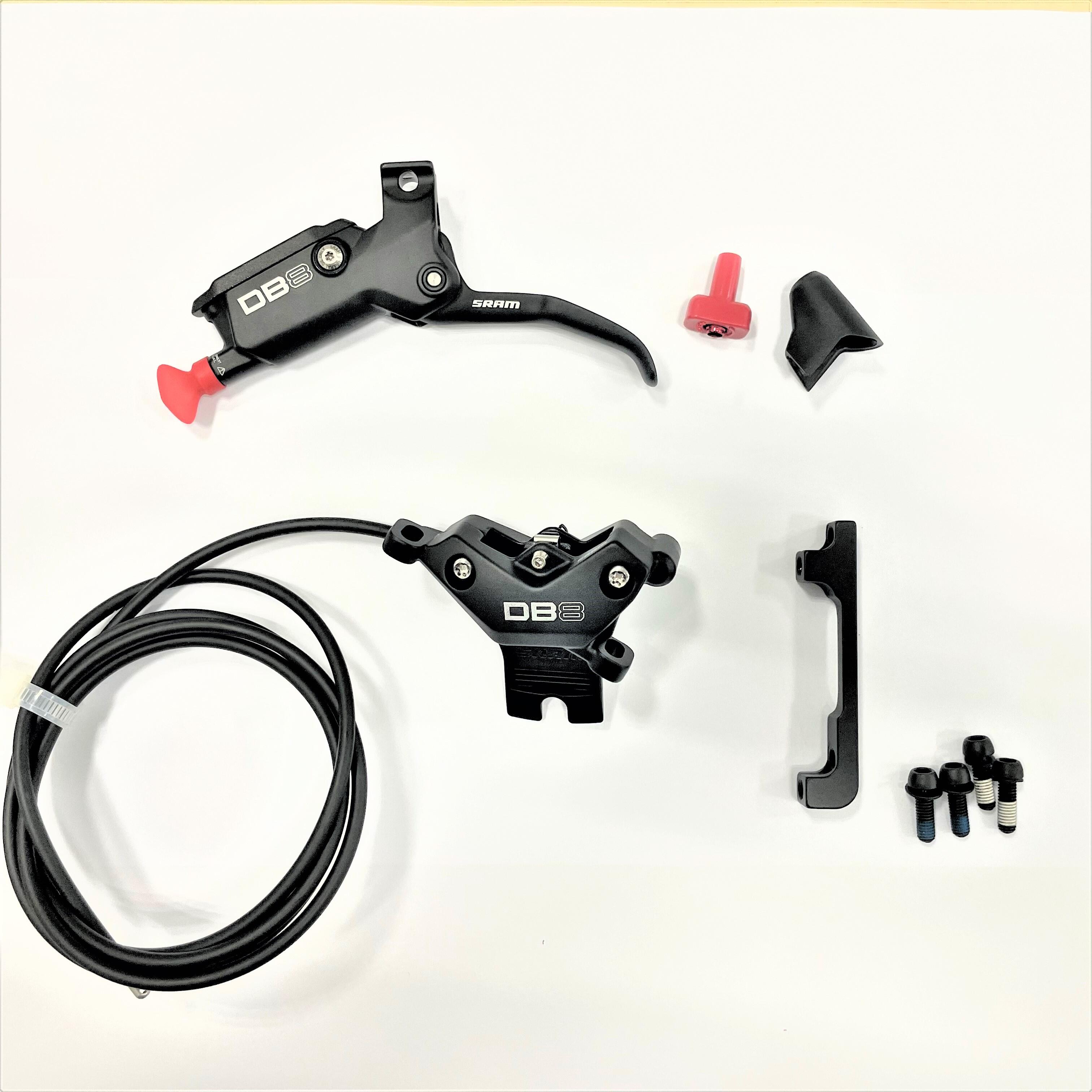 Travão hidráulico avid db8 4 êmbolos dianteiro/traseiro 200mm (conjunto)