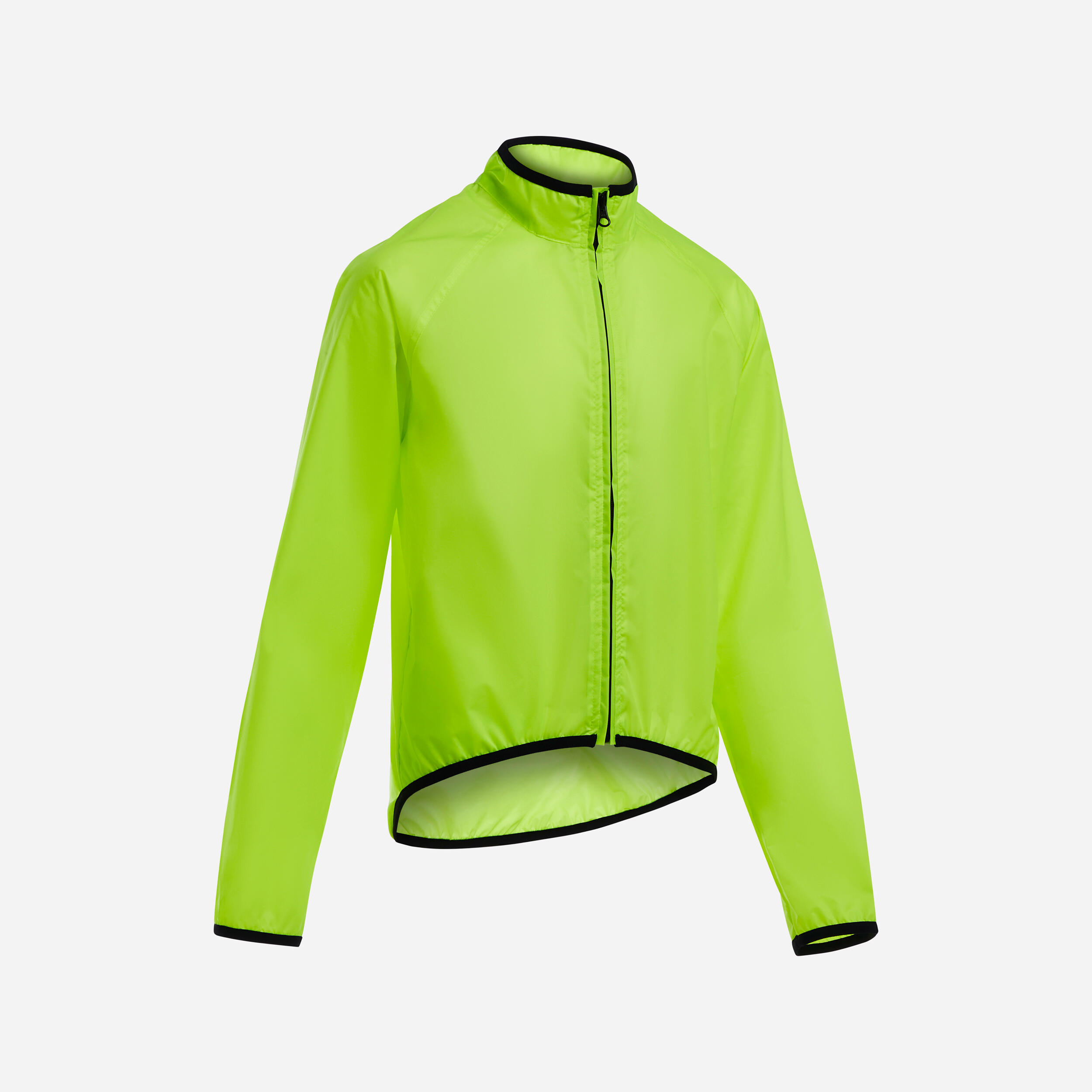 CHAQUETA IMPERMEABLE CICLISMO NINOS 100 Decathlon