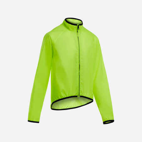 CHAQUETA IMPERMEABLE CICLISMO NIÑOS 100