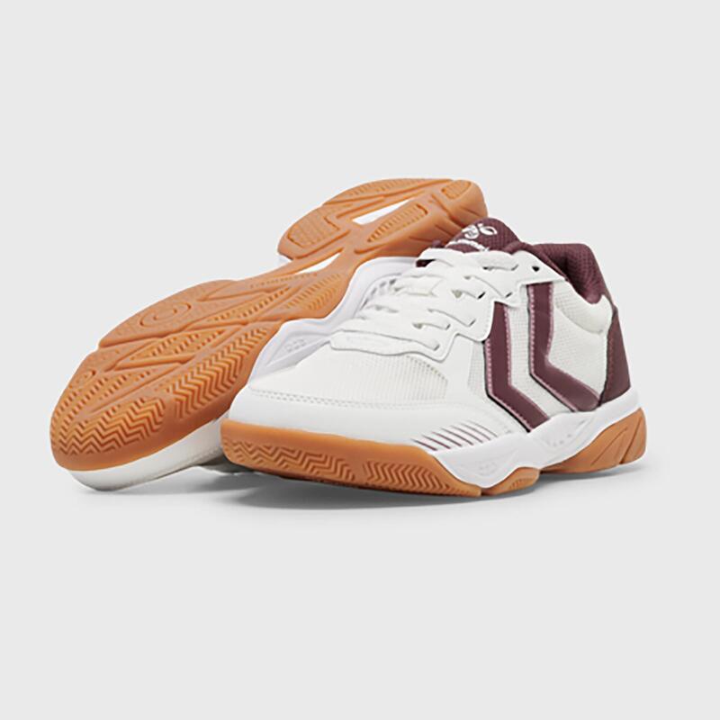 Kinder Handball Hallenschuhe – HUMMEL Aeroteam III bordeaux rot/weiss