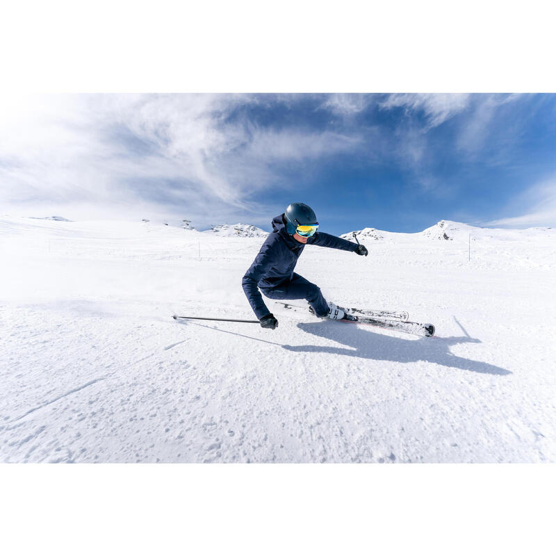 Veste de ski ventilée qui assure la liberté de mouvement homme, 900 bleu marine