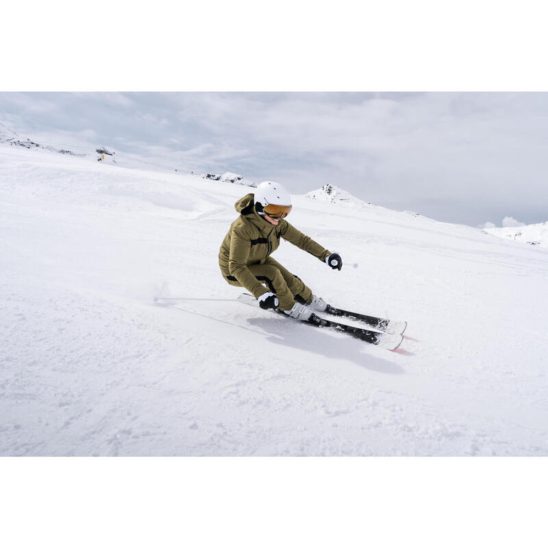 Casque de ski avec visière adulte - PST 550 blanc