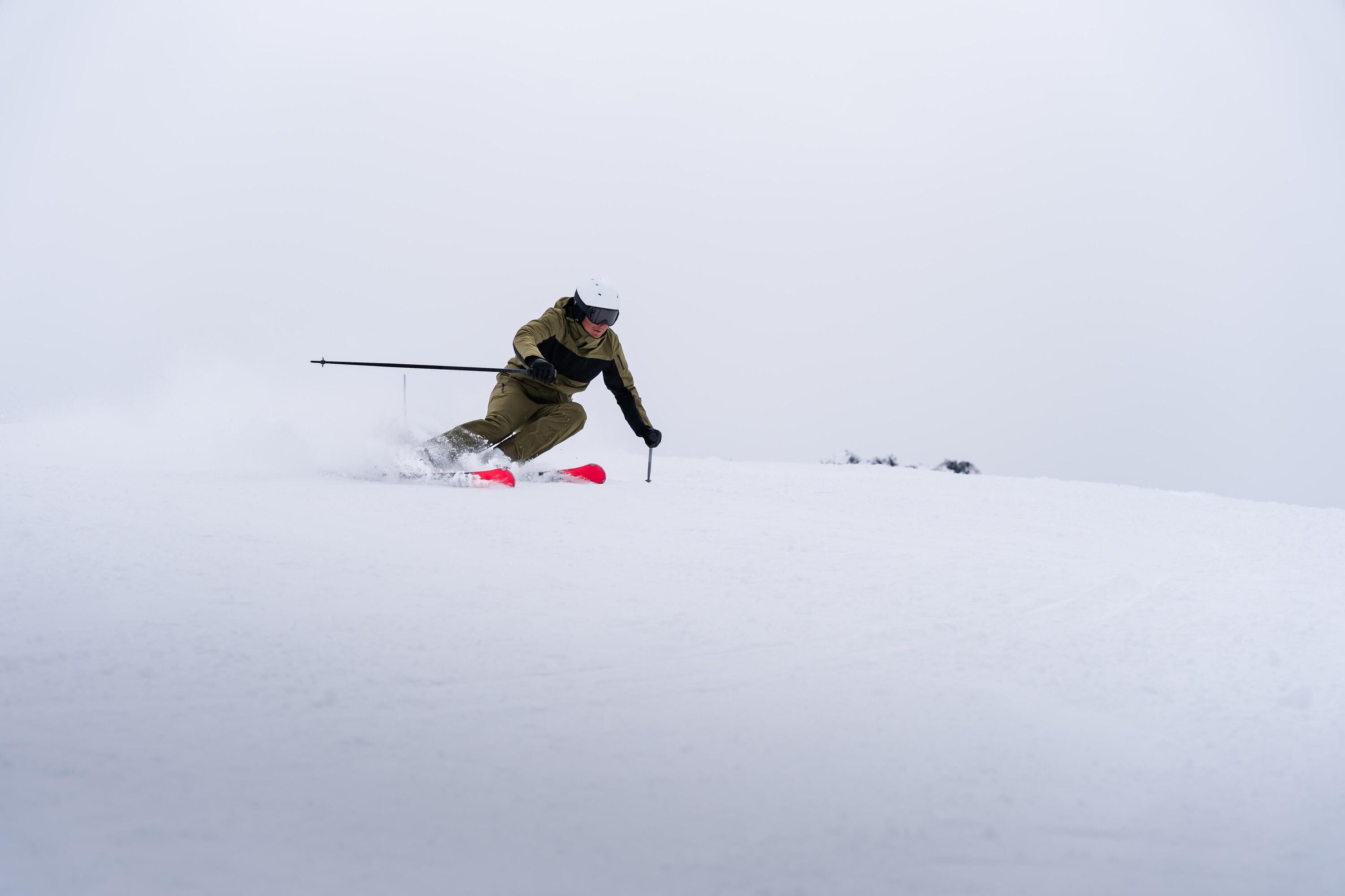Ski Herren mit Bindung Piste - Boost 580 khaki/rosa  14/15